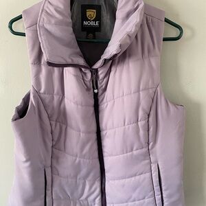 Noble Equestrian Lavender Women's Quilted Vest size large